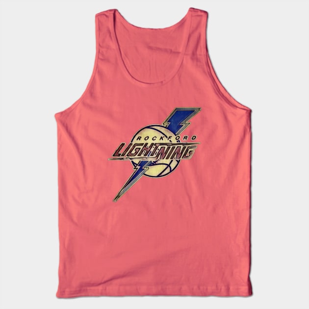 Rockford Lightning Basketball Tank Top by Kitta’s Shop